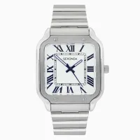Rene Men's Watch | Silver Case and Stainless Steel Bracelet | 30285