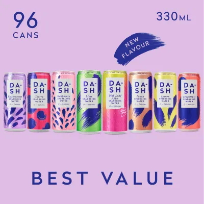 DASH WATER BESTSELLERS (96 PACK)