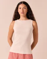 Liana Bone Jersey Top
